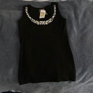 Inc tank black tank top